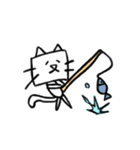 Happy 四角い猫（個別スタンプ：9）