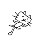 Happy 四角い猫（個別スタンプ：15）