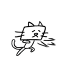 Happy 四角い猫（個別スタンプ：32）