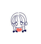 かわいいおんなのこ( ơ ᴗ ơ )（個別スタンプ：10）