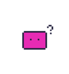 動くPixels（個別スタンプ：2）