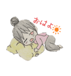 雪、明蘭、紅ちゃんスタンプ（個別スタンプ：3）