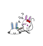 ウサねずの日常スタンプ（個別スタンプ：5）
