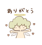 天使のルシ君あいさつスタンプ（個別スタンプ：1）