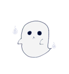 ちっともこわくないおばけくん（個別スタンプ：1）