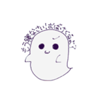 ちっともこわくないおばけくん（個別スタンプ：2）