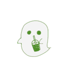 ちっともこわくないおばけくん（個別スタンプ：12）