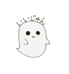 ちっともこわくないおばけくん（個別スタンプ：15）