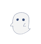ちっともこわくないおばけくん（個別スタンプ：33）