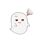 ちっともこわくないおばけくん（個別スタンプ：40）