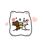 ハート クマ ベレニ（個別スタンプ：3）