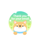 使える柴犬スタンプ -感謝・ありがとう-（個別スタンプ：14）