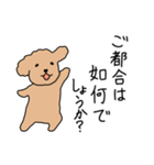 トイプードルこてつ君（個別スタンプ：37）