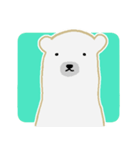 愛嬌のある北極熊（個別スタンプ：13）