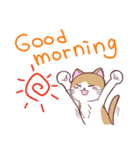 茶白ねこちゃんきなこ（個別スタンプ：1）