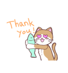 茶白ねこちゃんきなこ（個別スタンプ：5）