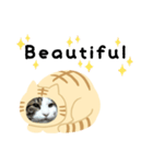 猫のタビッチ！ 猫着ぐるみ猫 (英語)（個別スタンプ：10）