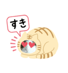 猫のタビッチ！ 猫着ぐるみ猫 (日本語)（個別スタンプ：18）