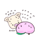 ぷぅちり 桃ver.（個別スタンプ：16）