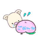 ぷぅちり 桃ver.（個別スタンプ：19）