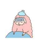 もこもこひつじちゃん2（個別スタンプ：5）