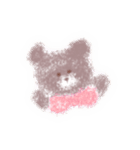 くま（あわい色ver.）（個別スタンプ：1）