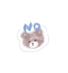 くま（あわい色ver.）（個別スタンプ：3）