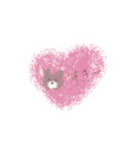 くま（あわい色ver.）（個別スタンプ：4）