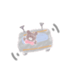 くま（あわい色ver.）（個別スタンプ：9）