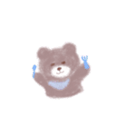 くま（あわい色ver.）（個別スタンプ：12）
