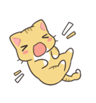 ヨンヨンスタジオ : にゃんこ一日（個別スタンプ：4）