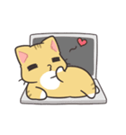 ヨンヨンスタジオ : にゃんこ一日（個別スタンプ：5）