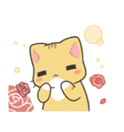 ヨンヨンスタジオ : にゃんこ一日（個別スタンプ：7）