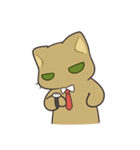 ヨンヨンスタジオ : にゃんこ一日（個別スタンプ：17）