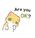 ヨンヨンスタジオ : にゃんこ一日（個別スタンプ：21）