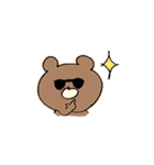 うさぎとくまの日常会話（個別スタンプ：17）