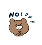 うさぎとくまの日常会話（個別スタンプ：31）