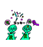 カラフル ワンコロ（個別スタンプ：5）