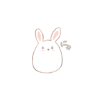 変わらぬうさぎ殿。（個別スタンプ：1）