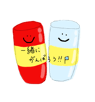 赤と白の強い味方(๑•̀ㅂ•́)و（個別スタンプ：14）