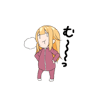 ミニキャラ01（ジャージ）（個別スタンプ：3）