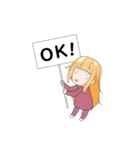 ミニキャラ01（ジャージ）（個別スタンプ：14）
