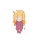 ミニキャラ01（ジャージ）（個別スタンプ：15）