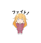 ミニキャラ01（ジャージ）（個別スタンプ：16）