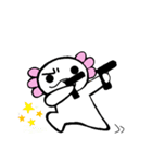 ウーパールーパーのちょん④サバゲーver.（個別スタンプ：4）