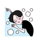 ブラックガール、クロミン（個別スタンプ：5）