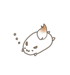 もちねこズのゆるいスタンプ（個別スタンプ：3）