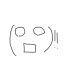 顔文字(*´ω｀*)パック（個別スタンプ：6）