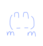 顔文字(*´ω｀*)パック（個別スタンプ：7）