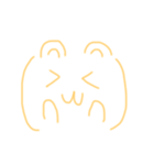 顔文字(*´ω｀*)パック（個別スタンプ：8）